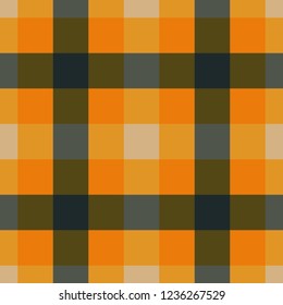 Tartan fabric texture. Seamless pattern. Vector illustration. 