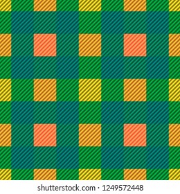 Tartan fabric texture. Seamless pattern. Vector illustration. 