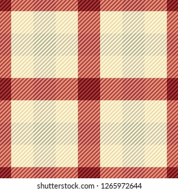 Tartan fabric texture. Seamless pattern. Vector illustration. 