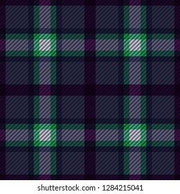 Tartan fabric texture. Seamless pattern. Vector illustration. 
