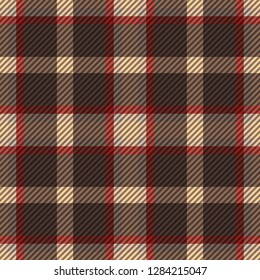 Tartan fabric texture. Seamless pattern. Vector illustration. 