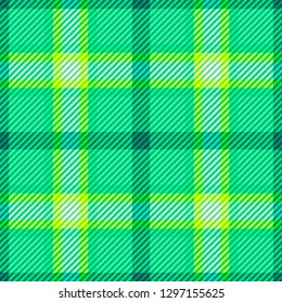 Tartan fabric texture. Seamless pattern. Vector illustration. 