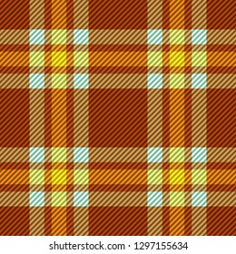 Tartan fabric texture. Seamless pattern. Vector illustration. 
