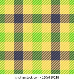 Tartan fabric texture. Seamless pattern. Vector illustration. 