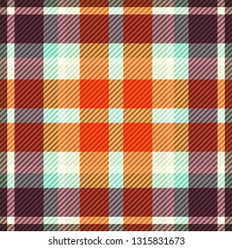 Textur aus Tartan.Nahtloses Muster. Vektorgrafik. 