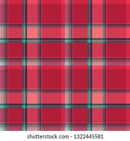 Tartan fabric texture. Seamless pattern. Vector illustration. 