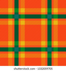 Tartan fabric texture. Seamless pattern. Vector illustration. 
