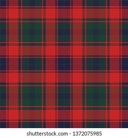 Tartan fabric texture seamless pattern. Vector illustration.