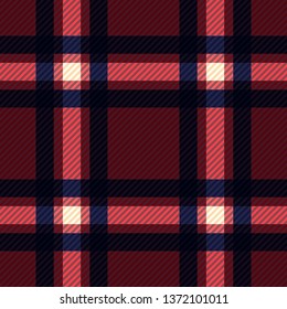Tartan fabric texture. Seamless pattern. Vector illustration. 