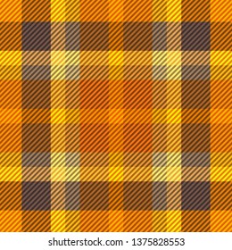 Tartan fabric texture. Seamless pattern. Vector illustration. 