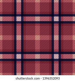 Tartan fabric texture. Seamless pattern. Vector illustration. 