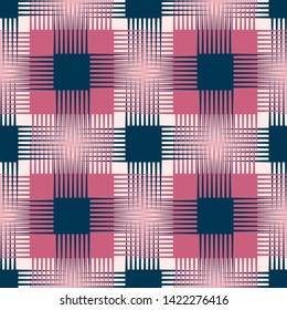 Tartan fabric texture. Seamless pattern. Vector illustration. 
