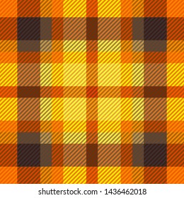 Tartan fabric texture. Seamless pattern. Vector illustration. 