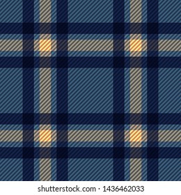 Tartan fabric texture. Seamless pattern. Vector illustration. 