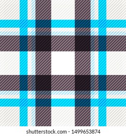 Tartan fabric texture. Seamless pattern. Vector illustration. 