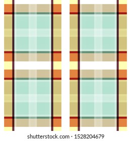 Tartan fabric texture. Seamless pattern. Vector illustration. 