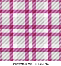 Tartan fabric texture. Seamless pattern. Vector illustration. 