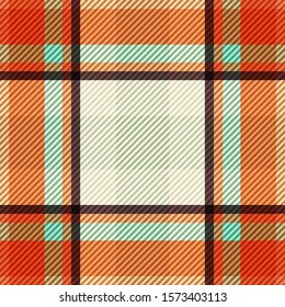 Tartan fabric texture. Seamless pattern. Vector illustration. 