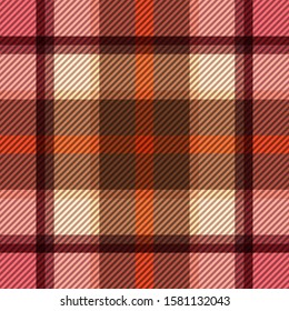 Tartan fabric texture. Seamless pattern. Vector illustration. 