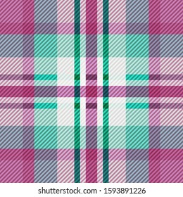 Tartan fabric texture. Seamless pattern. Vector illustration. 