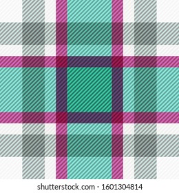 Tartan fabric texture. Seamless pattern. Vector illustration. 