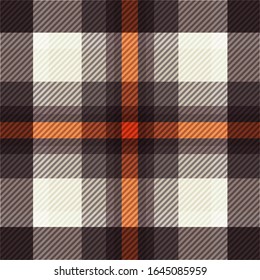 Textur aus Tartan. Nahtloses Muster. Vektorillustration. 