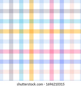 Tartan fabric texture. Seamless pattern. Vector illustration. 