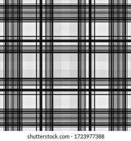 Tartan fabric texture. Seamless pattern. Vector illustration. 