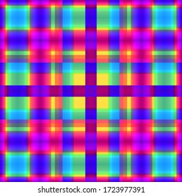 Tartán textura de tela.Patrón sin problemas. Ilustración vectorial. 