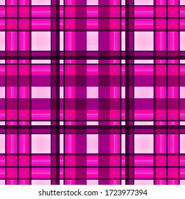 Tartan fabric texture. Seamless pattern. Vector illustration. 
