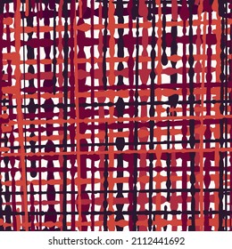 Tartan fabric texture. Seamless pattern. Vector illustration. 