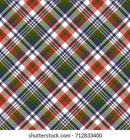 Tartan fabric texture seamless pattern. Vector illustration.