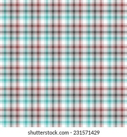 Tartan Fabric Texture - Stock Illustration