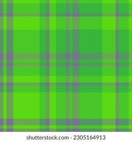 Tartan fabric texture. Vector background plaid. Check pattern seamless textile in pastel and green colors.