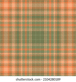 Tartan Fall Seamless Pattern in Autumn color