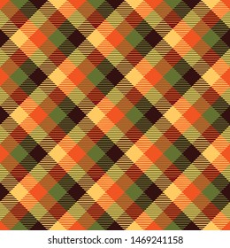 Tartan Fall Seamless Pattern Plaid. Autumn color panel Plaid, Tartan Flannel Shirt Patterns. Trendy Tiles Vector Illustration for Wallpapers.

