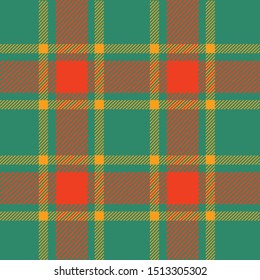 Tartan Fall Seamless Pattern Plaid