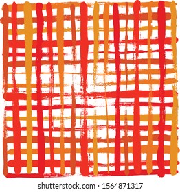 tartan girly backdrop, plaid print, checkered summer paint brush strokes. Gingham. Rhombus and squares texture for textile:  tablecloths, bedding, blankets.