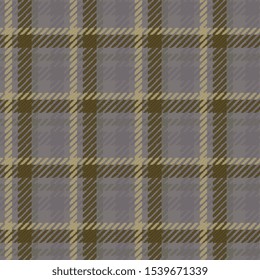 Tartan, glen plaid pattern elegant classic check motif.  Lavender blue, khaki colors allover print block for apparel textile, fashion garment, male shirt, female dress fabric.