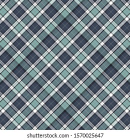 Tartan green and blue pattern.Texture for plaid, tablecloths, clothes, shirts, dresses, paper, bedding, blankets, quilts and other textile products. Vector illustration EPS 10