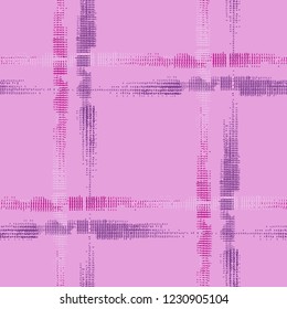 Tartan. Grunge Background with Stripes. Abstract Texture with Horizontal and Vertical Strokes. Scribbled Grunge Motif for Chintz, Curtain, Paper. Scottish Motiff. Vector Texture.