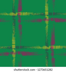 Tartan. Grunge Background with Stripes. Abstract Texture with Horizontal and Vertical Strokes. Scribbled Grunge Rapport for Dress, Paper, Tablecloth. Scottish Motiff. Vector Texture.
