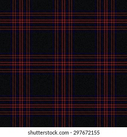 Tartan inspired textured plaid vector background