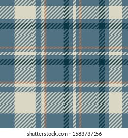 Tartan light blue seamless pattern.Texture for plaid, tablecloths, clothes, shirts, dresses, paper, bedding, blankets, quilts and other textile products. Vector illustration EPS 10