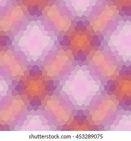 Tartan low poly hexagon style vector mosaic background