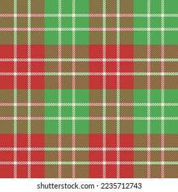 Tartan or Madras pattern, Xmas plaid pattern vector illustration