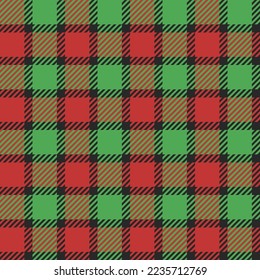 Tartan or Madras pattern, Xmas plaid pattern vector illustration