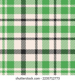 Tartan or Madras pattern, Xmas plaid pattern vector illustration
