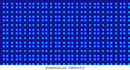 Fondo del patrón de tartán, vector de diseño tradicional azul