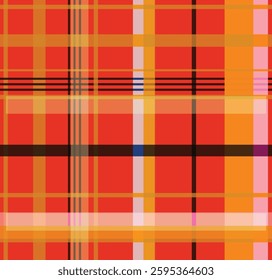 Tartan pattern background. Tartan, plaid pattern background. Retro style. Fashion illustration, vector Wallpaper. Textiles. Bright plaid fabric background